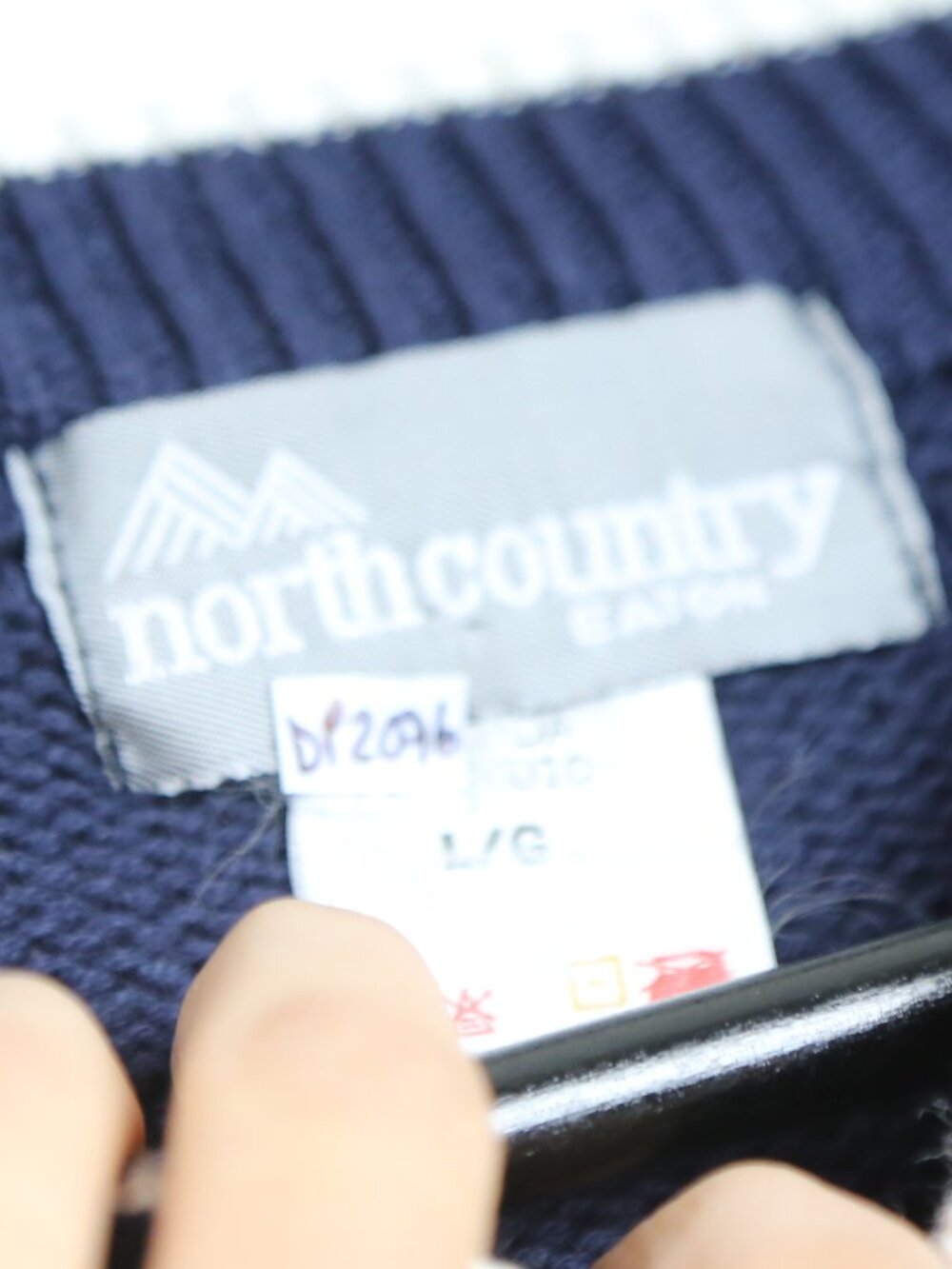 Vintage Northcountry Eaton Textured Knit Isle Pullover Sweater Size Large - Picture 6 of 6